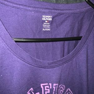 Tommy Hilfiger XL Purple T-Shirt
